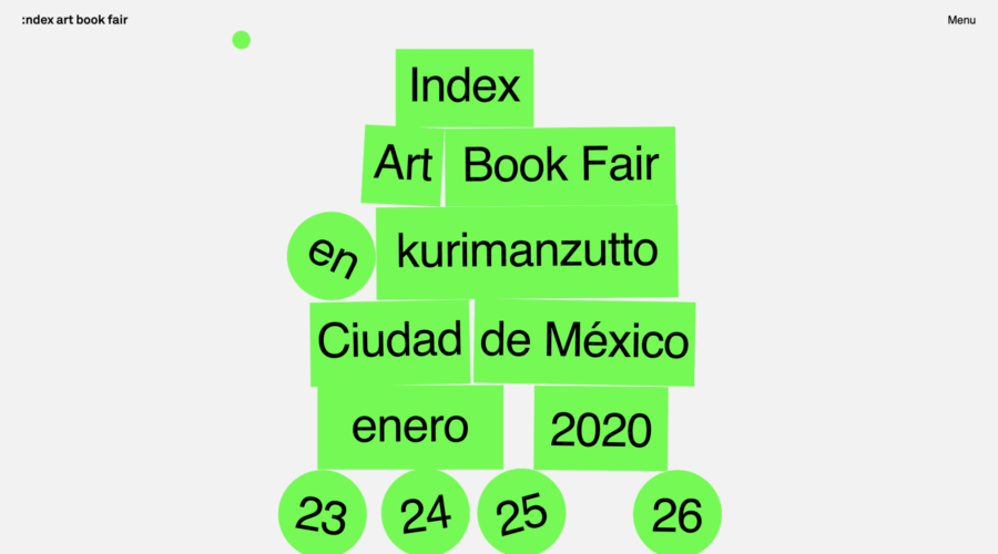 Index Art Book Fair website