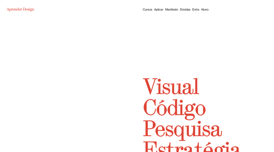 Aprender Design website