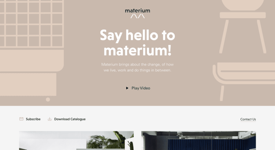 Materium website