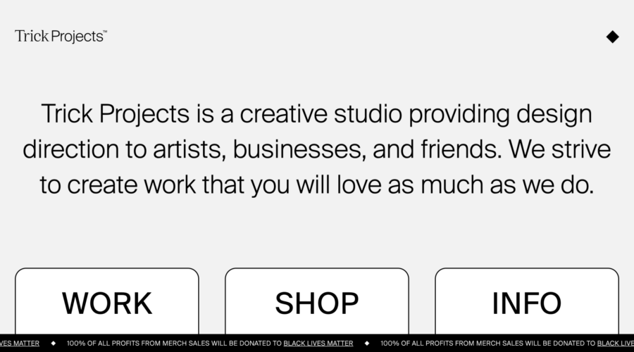 Trick Projects website