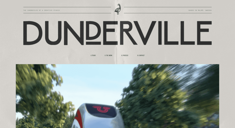 Dunderville website