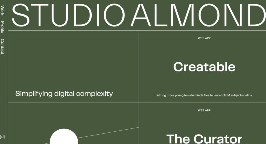 Studio Almond website