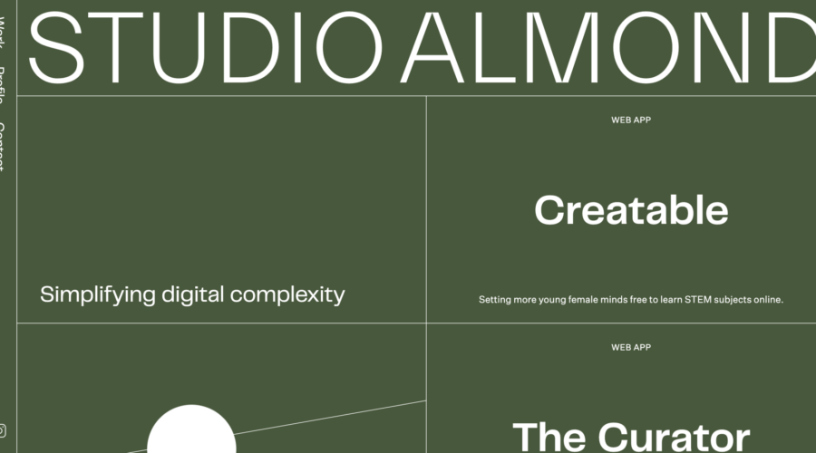 Studio Almond website