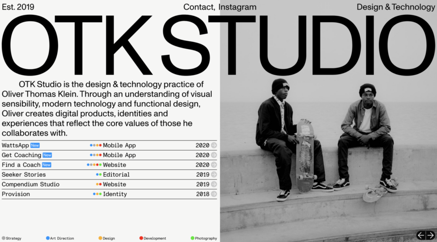 OTKSTUDIO website