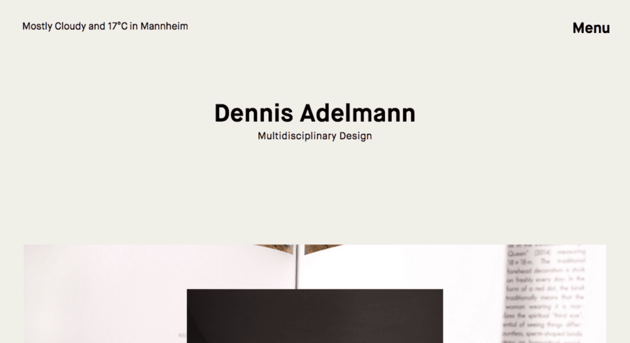 Dennis Adelmann website
