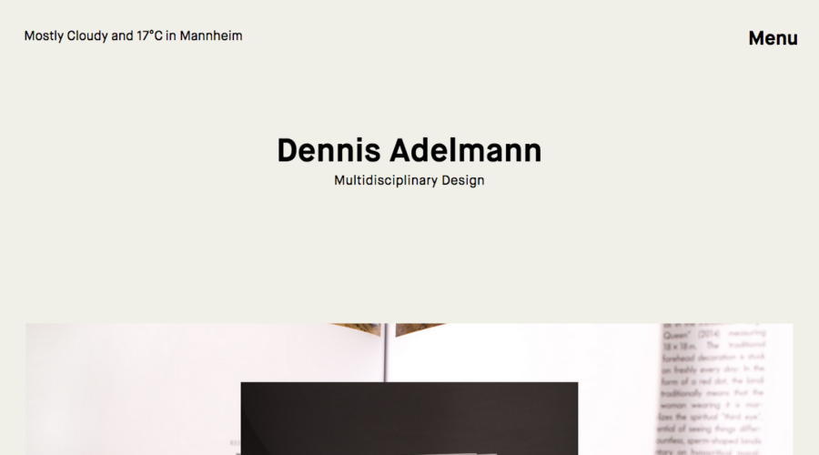 Dennis Adelmann website