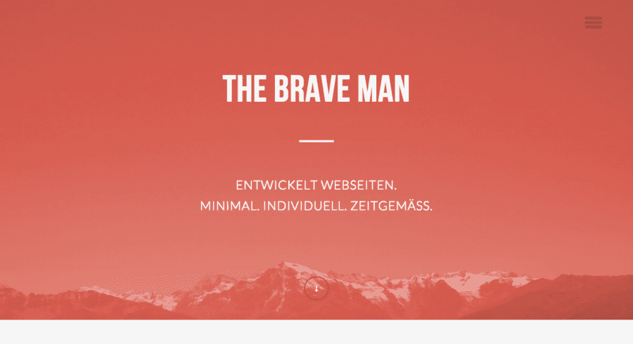 The Brave Man website