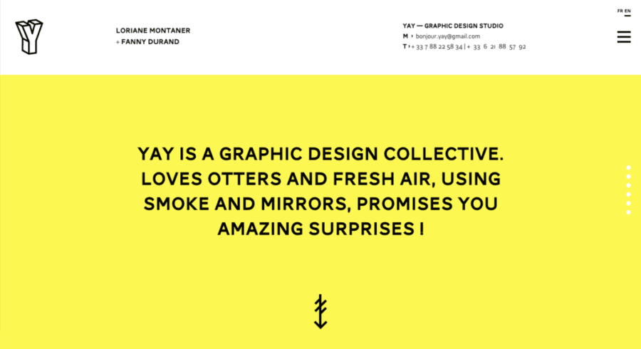 Yay Graphic Design Collective website