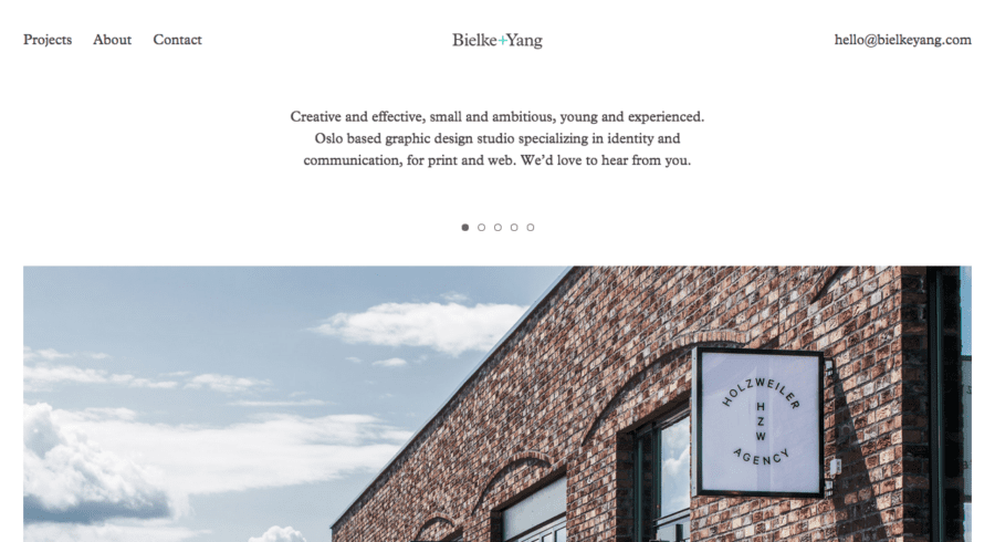 Bielke + Yang website