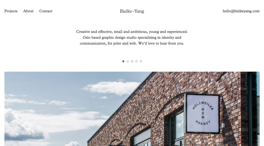 Bielke + Yang website