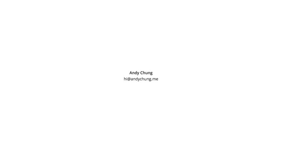 Andy Chung website