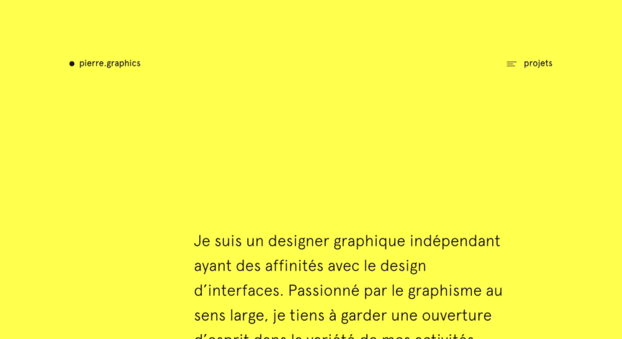 pierre.graphics website
