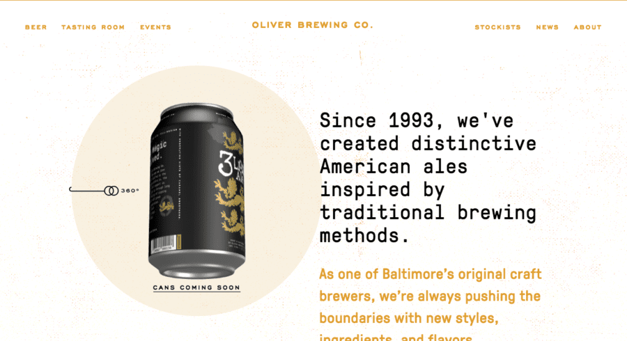 Oliver Brewing Co.

Visit minimal.gallery, follow on Twitter or receive the weekly/monthly round up website