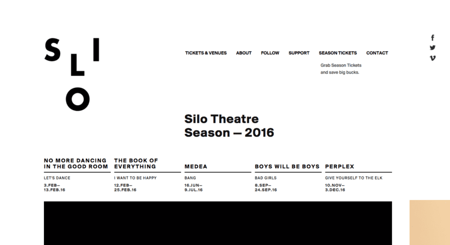 Silo Theatre

  Visit minimal.gallery, follow on Twitter or receive the weekly/monthly round up website