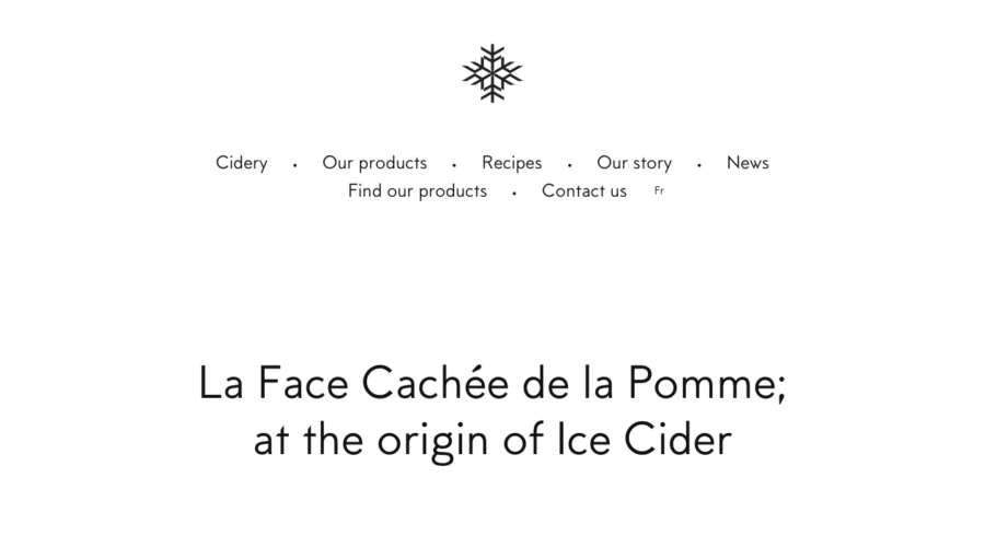 La Face Cachée website