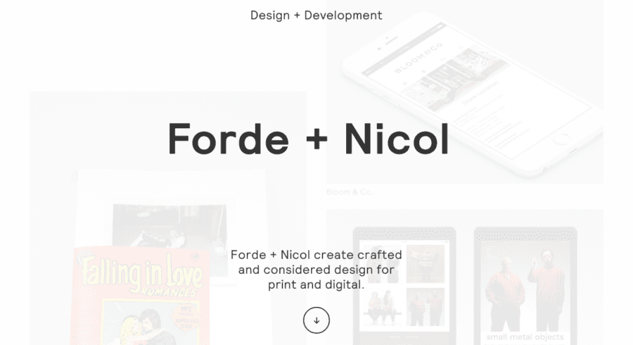 Fort + Nicol website