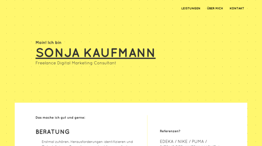 Sonja Kaufmann website