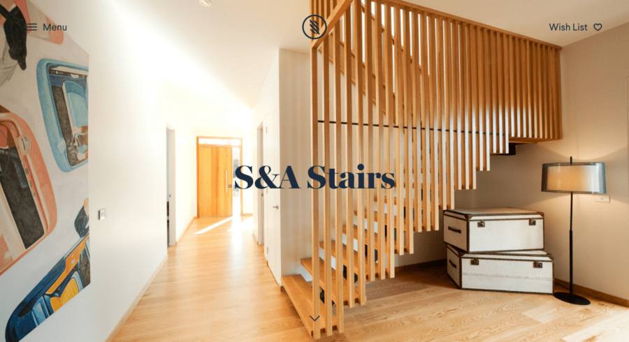 S&A Stairs website