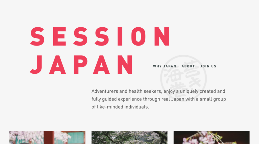 Session Japan website