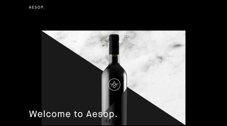 Aesop website