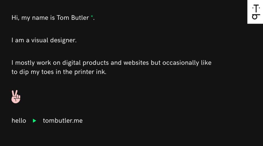 Tom Butler website