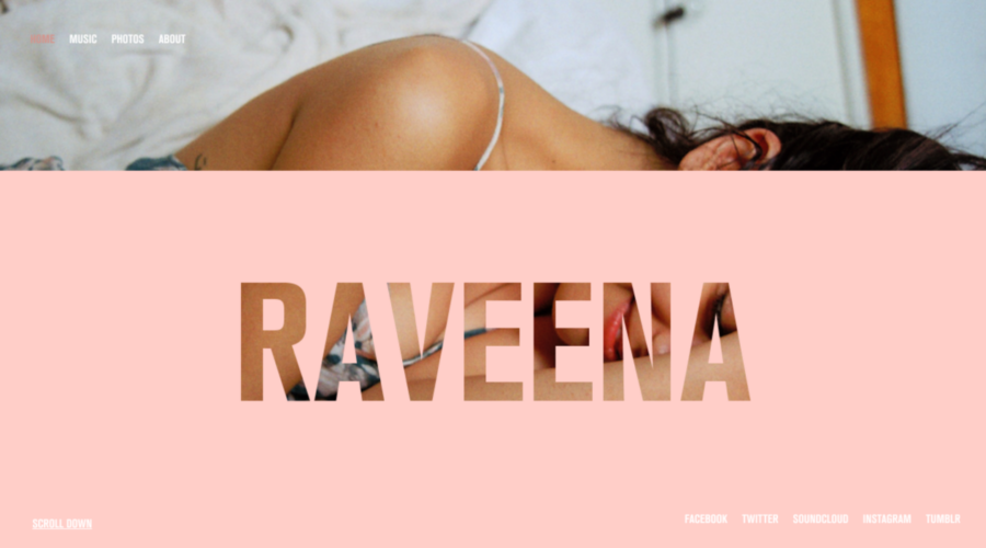 Raveena website