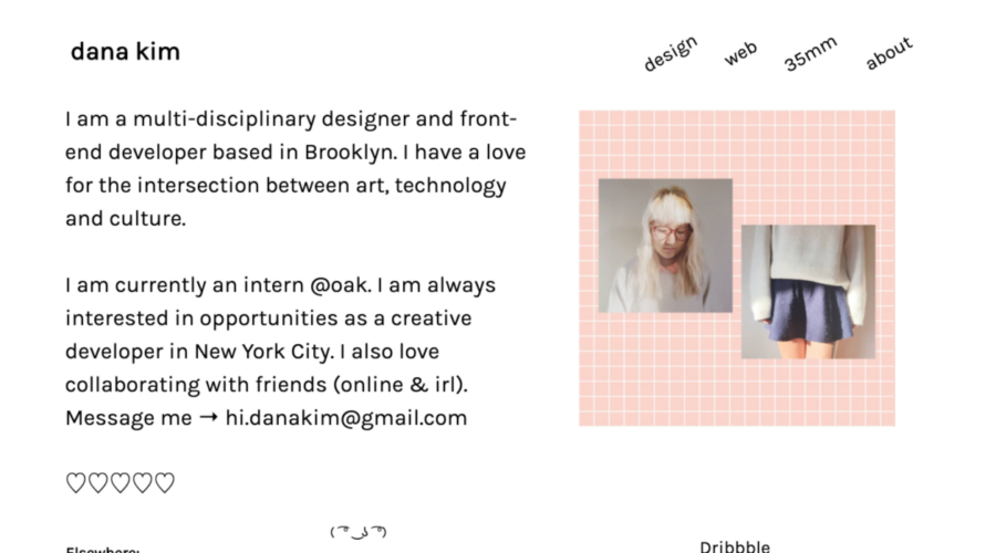 Dana Kim website