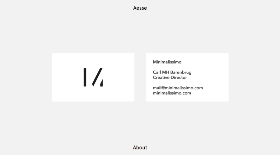 Aesse website