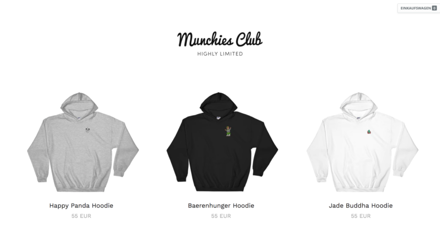 Munchies Club website