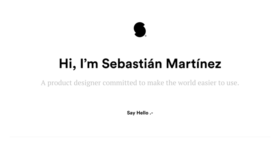 Sebastián Martínez website