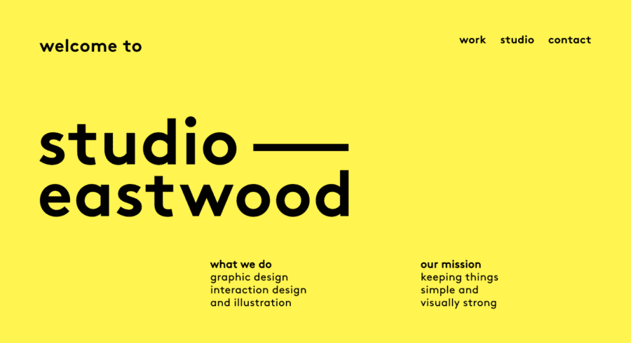 Studio Eastwood website