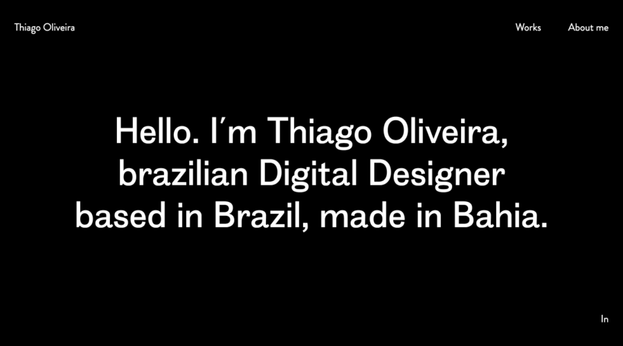 Thiago Oliveira website