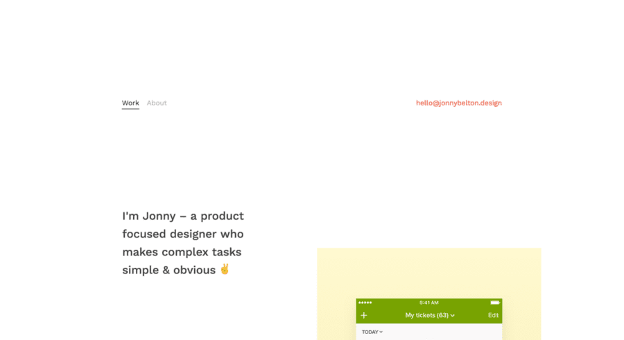 Jonny Belton website
