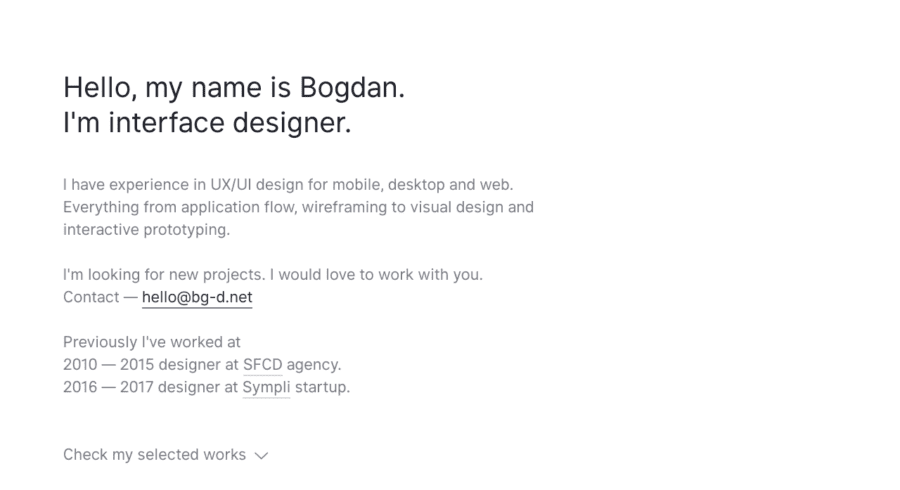 Bogdan Dubnyuk website