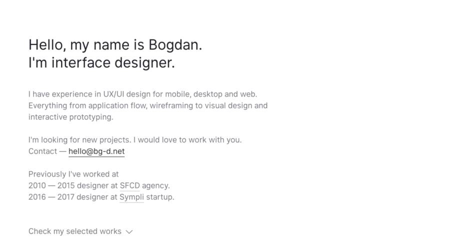 Bogdan Dubnyuk website