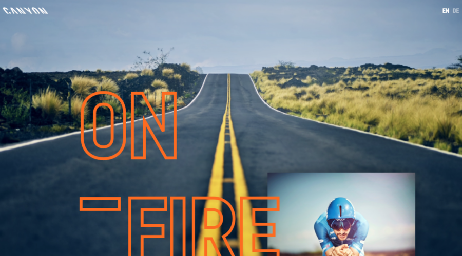 Canyon – On Fire website