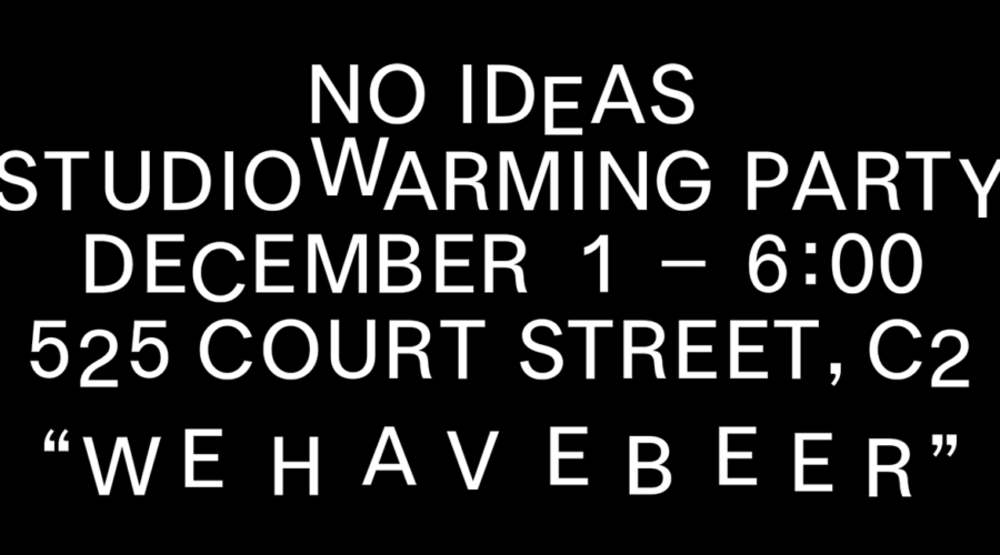 No Ideas Party website