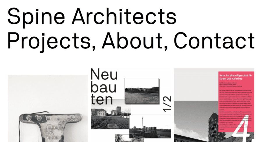 Spine Architects website