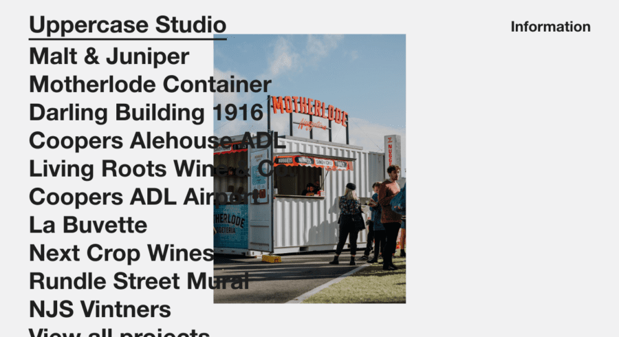 Uppercase Studio website
