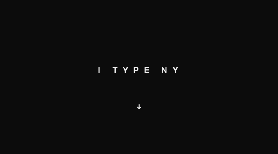 I TYPE NY website