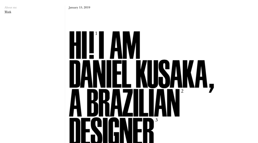 Daniel Kusaka website