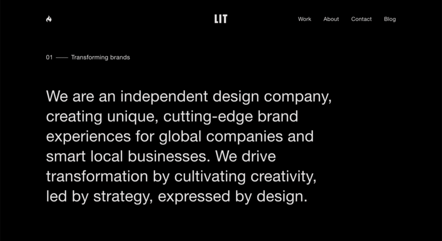 Lit Create website