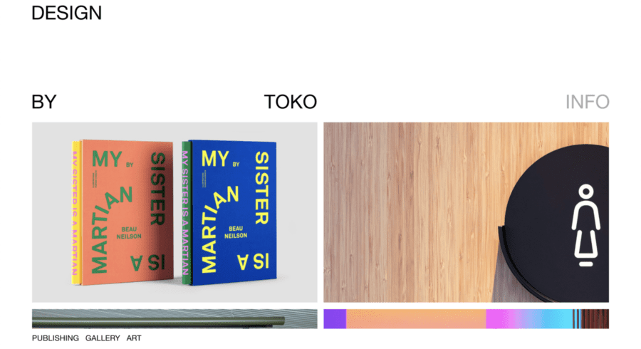 Design by Toko website