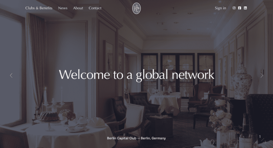 International Associate Clubs website