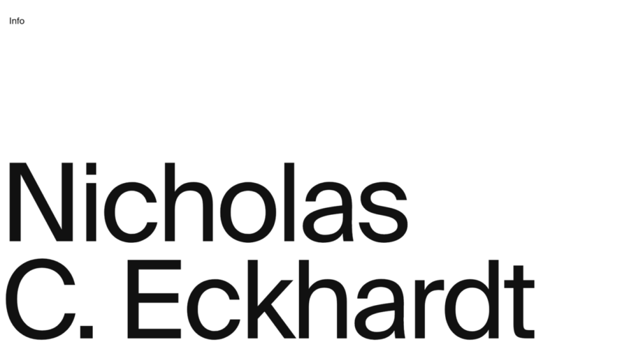 Nicholas C. Eckhardt website