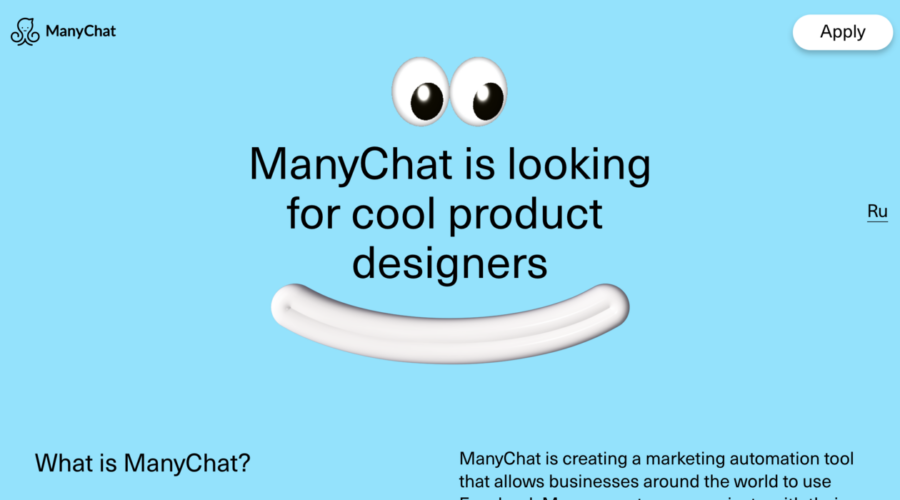 ManyChat website