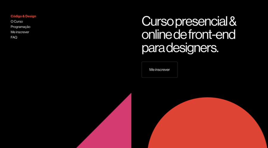 Código & Design website