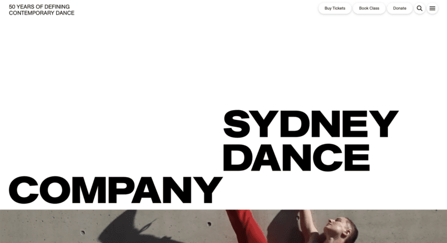 Sydney Dance Company website