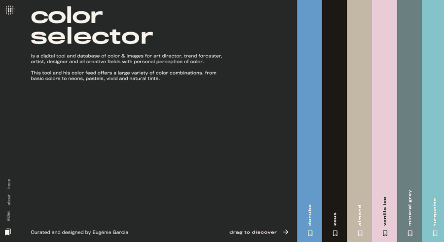 Color Selector website