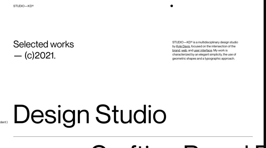 STUDIO—KD® website